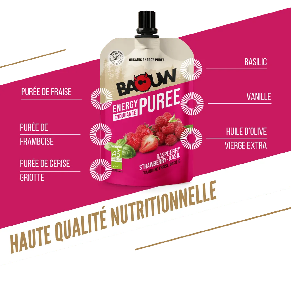 FRAMBOISE - FRAISE - BASILIC