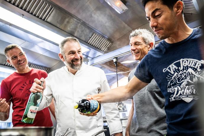 Les 3 co-fondateurs et Olivier Garibals et Olivier