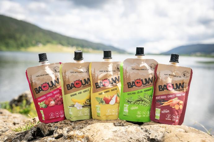 Purées énergétiques bio fruitées et salées