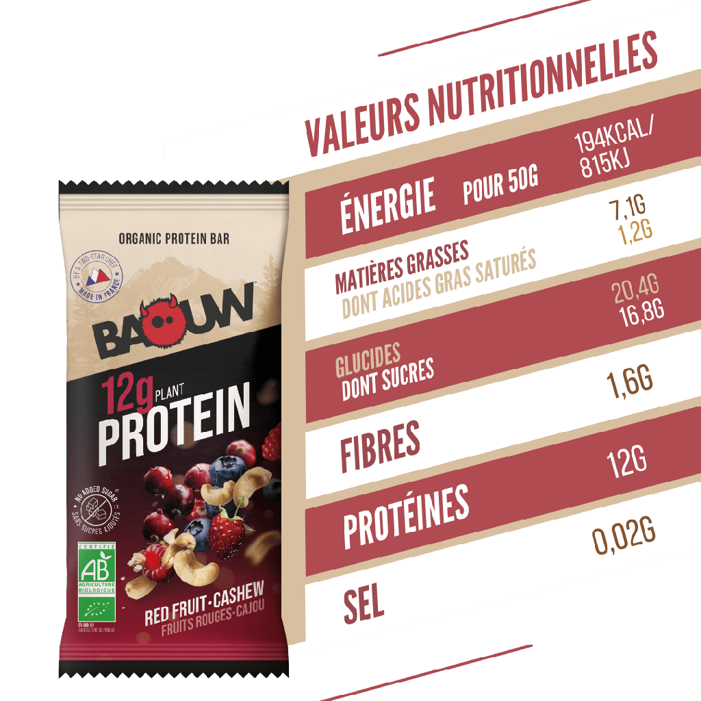 PROTÉINÉE / FRUITS ROUGES - CAJOU