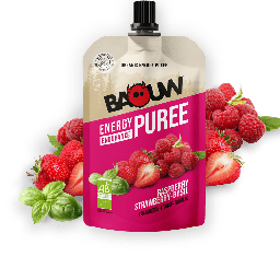 Purée Bio — Framboise · Fraise · Basilic